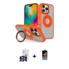 iPhone 16 Pro Max Kılıf Nova Minimal Serisi - Siyah Buffer Hayalet Cam Ekran Koruyucu + Bilvis Titan Kamera Lens - GS