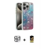 iPhone 16 Pro Max Kılıf Zirve Modern Prime - Siyah Buffer Cam Ekran Koruyucu + Pers Alüminyum Kamera Lens - GI