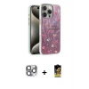 iPhone 16 Pro Max Kılıf Zirve Modern Prime - Siyah Buffer Cam Ekran Koruyucu + Pers Alüminyum Kamera Lens - GI