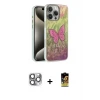 iPhone 16 Pro Max Kılıf Zirve Modern Prime - Siyah Buffer Cam Ekran Koruyucu + Pers Alüminyum Kamera Lens - GI