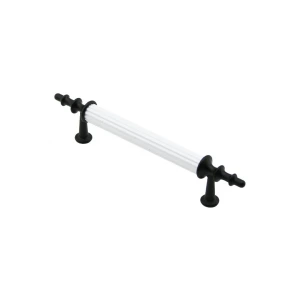 10 Adet Beyaz - Siyah Boru Kulp 9.6cm