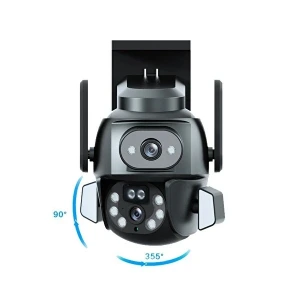 ieg™ 3MP + 3MP Wi-Fi IP TF Kart Girişli Optik Zoom Kamera
