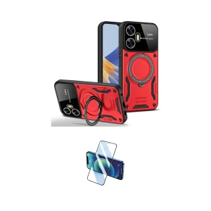 ieg™ C55 Kılıf Kıvılcım Modern Serisi - Siyah 3D Antistatik Cam Ekran Koruyucu