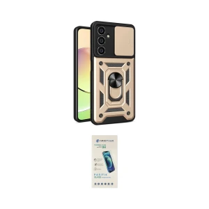 ieg™ Galaxy A05S Kılıf Ahenk Klasik - Şeffaf Pasifik Cam Ekran Koruyucu