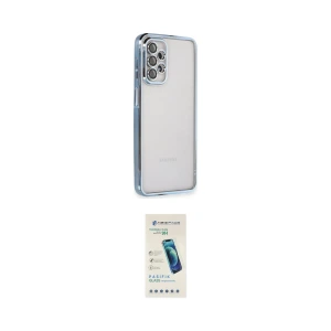 ieg™ Galaxy A23 4G Kılıf Vadi Minimal - Şeffaf Pasifik Cam Ekran Koruyucu