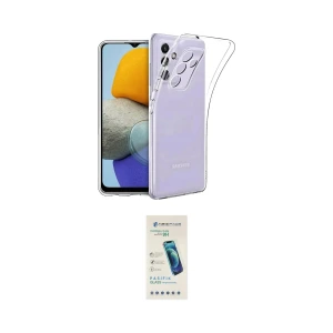 ieg™ Galaxy A24 4G Kılıf Zirve Doku - Şeffaf Pasifik Cam Ekran Koruyucu