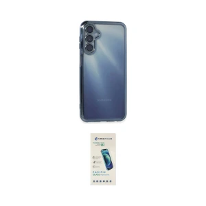 ieg™ Galaxy A35 5G Kılıf Vadi Minimal - Şeffaf Pasifik Cam Ekran Koruyucu