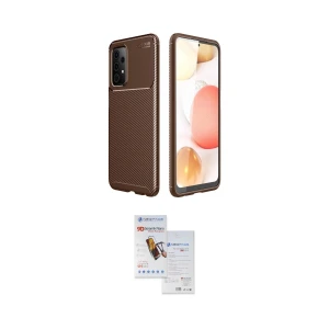 ieg™ Galaxy A52 Kılıf Eksen Form Prime - Siyah Seramik Nano Ekran Koruyucu