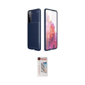 ieg™ Galaxy S21 Plus Kılıf Eksen Form Prime - Siyah Hayalet Edge Cam Ekran Koruyucu