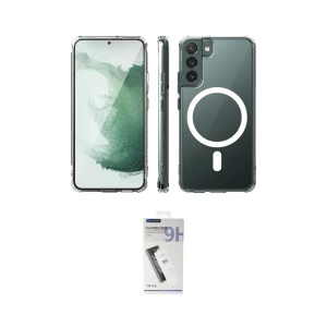 ieg™ Galaxy S22 Plus Kılıf Ahenk Yansıma Prime - Şeffaf Uv Polymer Nano Ekran Koruyucu