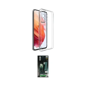 ieg™ Galaxy S23 Kılıf Zirve Doku - Siyah 360 Mat Full Body Arka Koruyucu