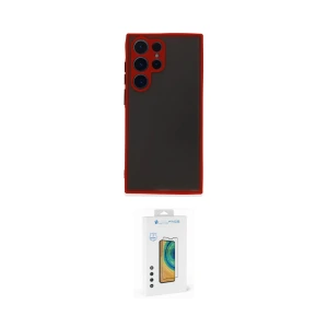 ieg™ Galaxy S23 Ultra Kılıf Ahenk Çizgi Serisi - Şeffaf Polymer Nano Ekran Koruyucu