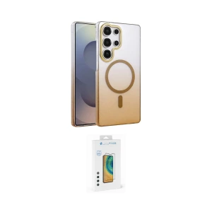 ieg™ Galaxy S23 Ultra Kılıf Ahenk Doku Özel Seri - Şeffaf Polymer Nano Ekran Koruyucu
