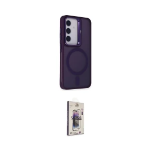 ieg™ Galaxy S24 Kılıf Akış Form - Siyah Bilvis 3D Cam Ekran Koruyucu