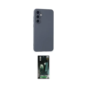 ieg™ Galaxy S24 Plus Kılıf Ahenk Serisi - Siyah 360 Mat Full Body Arka Koruyucu