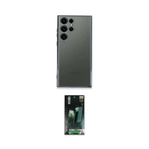 ieg™ Galaxy S24 Ultra Kılıf Vadi Minimal - Siyah 360 Mat Full Body Arka Koruyucu