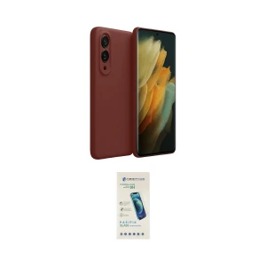 ieg™ Galaxy S25 Edge Kılıf Kozmos Yansıma Özel Seri - Şeffaf Pasifik Cam Ekran Koruyucu