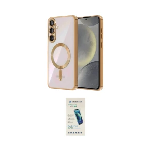 ieg™ Galaxy S26 Kılıf Nova Işık Özel Seri - Şeffaf Pasifik Cam Ekran Koruyucu