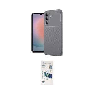 ieg™ Galaxy S26 Plus Kılıf Eksen Form Prime - Siyah 3D Antistatik Seramik Nano Ekran Koruyucu