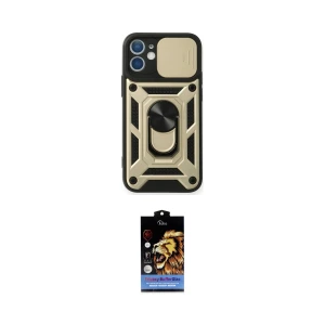 ieg™ iPhone 11 Kılıf Ahenk Klasik - Siyah Buffer Hayalet Cam Ekran Koruyucu
