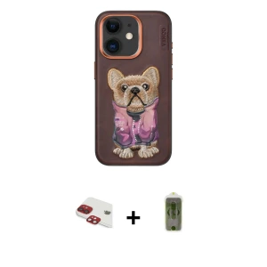 ieg™ iPhone 11 Kılıf İz Minimal Koleksiyonu - Siyah Joko Magic 5D Hayalet Cam + Pers Alüminyum Kamera Lens - KI