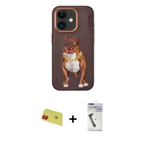 ieg™ iPhone 11 Kılıf Nova Form Koleksiyonu - Şeffaf Uv Polymer Nano Ekran Koruyucu + Rainbow Kamera Lens Koruma Cam - KI