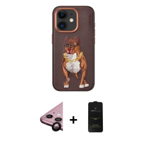 ieg™ iPhone 11 Kılıf Nova Form Koleksiyonu - Siyah 6D Antistatik Mat Seramik Hayalet Nano Ekran Koruyucu + Raze Metal Kamera Lens - SH