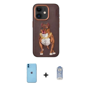 ieg™ iPhone 11 Kılıf Nova Form Koleksiyonu - Siyah Joko Magic 5D Cam + Neon Fosforlu Kamera Lens - MI