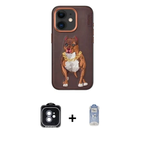 ieg™ iPhone 11 Kılıf Nova Form Koleksiyonu - Siyah Joko Magic 5D Cam + PVD Metal Kamera Lens - MI