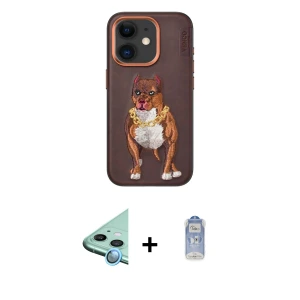 ieg™ iPhone 11 Kılıf Nova Form Koleksiyonu - Siyah Joko Magic 5D Cam + Raze Metal Kamera Lens - MI