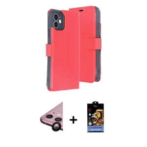 ieg™ iPhone 11 Kılıf Siluet Işık Serisi - Siyah Buffer Hayalet Cam Ekran Koruyucu + Raze Metal Kamera Lens - SH