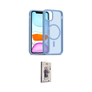 ieg™ iPhone 11 Kılıf Siluet Minimal Prime - Siyah Bilvis 3D Cam Ekran Koruyucu