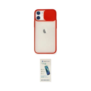 ieg™ iPhone 11 Kılıf Vadi Çizgi - Şeffaf Pasifik Cam Ekran Koruyucu