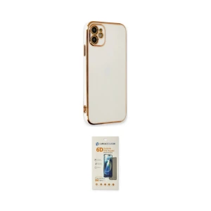 ieg™ iPhone 11 Kılıf Yankı Serisi - Siyah 6D Mat Seramik Hayalet Nano Ekran Koruyucu