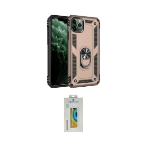 ieg™ iPhone 11 Pro Kılıf Ahenk Klasik Koleksiyonu - Siyah Polymer Nano Ekran Koruyucu