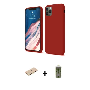ieg™ iPhone 11 Pro Kılıf Kozmos Yansıma Özel Seri - Siyah Joko Magic 5D Hayalet Cam + Renkli Kamera Lens Koruma Cam - PE