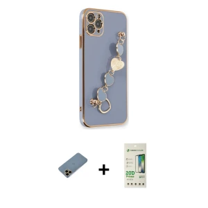 ieg™ iPhone 11 Pro Kılıf Nova Işık Prime - Siyah 20D Premium Cam Ekran Koruyucu + Shine Kamera Lens Koruma Cam - GD