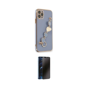 ieg™ iPhone 11 Pro Kılıf Nova Işık Prime - Siyah 3D Antistatik Hayalet Cam Ekran Koruyucu