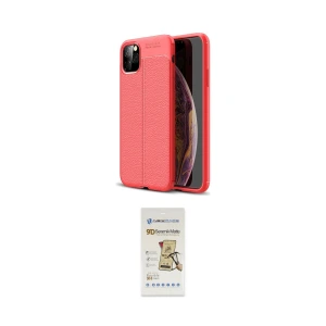 ieg™ iPhone 11 Pro Max Kılıf Doruk Klasik Özel Seri - Siyah Mat Seramik Nano Ekran Koruyucu