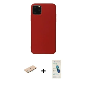 ieg™ iPhone 11 Pro Max Kılıf Kozmos Yansıma Özel Seri - Şeffaf Pasifik Cam Ekran Koruyucu + Renkli Kamera Lens Koruma Cam - MI