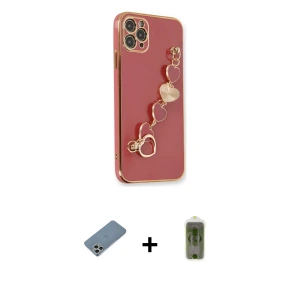 ieg™ iPhone 11 Pro Max Kılıf Nova Işık Prime - Siyah Joko Magic 5D Hayalet Cam + Shine Kamera Lens Koruma Cam - GS