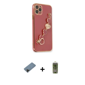 ieg™ iPhone 11 Pro Max Kılıf Nova Işık Prime - Siyah Joko Magic 5D Hayalet Cam + Shine Kamera Lens Koruma Cam - SH