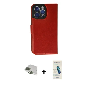 ieg™ iPhone 11 Pro Max Kılıf Siluet Işık Serisi - Şeffaf Pasifik Cam Ekran Koruyucu + Pers Alüminyum Kamera Lens - YL