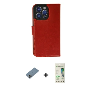 ieg™ iPhone 11 Pro Max Kılıf Siluet Işık Serisi - Siyah 20D Premium Cam Ekran Koruyucu + Shine Kamera Lens Koruma Cam - SH