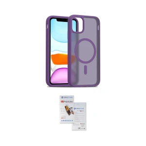 ieg™ iPhone 11 Pro Max Kılıf Siluet Minimal Prime - Siyah Seramik Nano Ekran Koruyucu