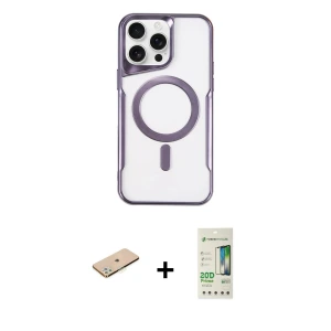 ieg™ iPhone 11 Pro Max Kılıf Yadigar Klasik Özel Seri - Siyah 20D Premium Cam Ekran Koruyucu + Renkli Kamera Lens Koruma Cam - YL