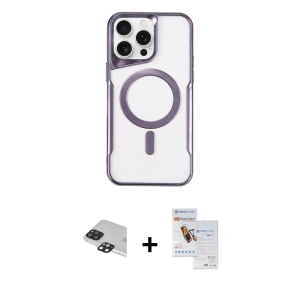 ieg™ iPhone 11 Pro Max Kılıf Yadigar Klasik Özel Seri - Siyah Seramik Nano Ekran Koruyucu + Pers Alüminyum Kamera Lens - SH