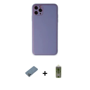 ieg™ iPhone 11 Pro Max Kılıf Yadigar Klasik - Siyah Joko Magic 5D Hayalet Cam + Shine Kamera Lens Koruma Cam - SABE