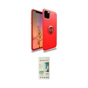 ieg™ iPhone 11 Pro Max Kılıf Yankı Form Prime - Siyah 20D Premium Cam Ekran Koruyucu