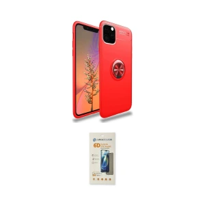 ieg™ iPhone 11 Pro Max Kılıf Yankı Form Prime - Siyah 6D Mat Seramik Hayalet Nano Ekran Koruyucu